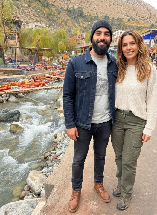 Private courtyards at Villa des orangers, Morocco